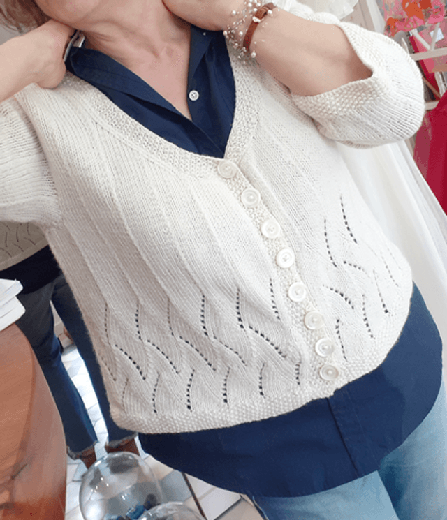 Cardigan Vent d'Ouest - sur commande