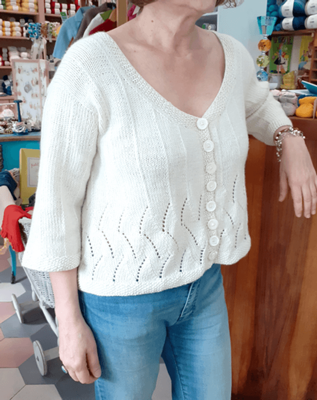 Cardigan Vent d'Ouest - sur commande