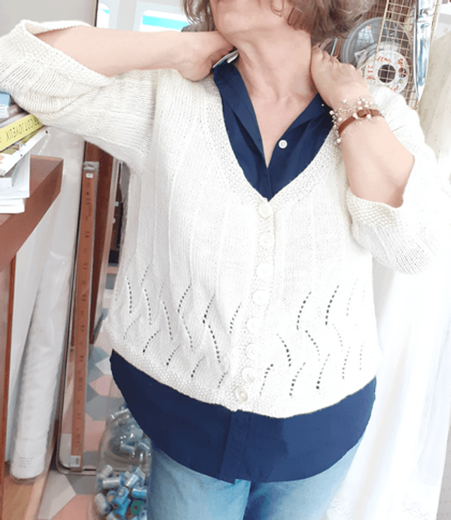 Cardigan Vent d&#039;Ouest - sur commande